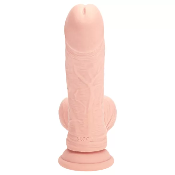 RealRock - realistyczny wibrator o podwójnej gęstości (kolor cielisty) - 18 cm