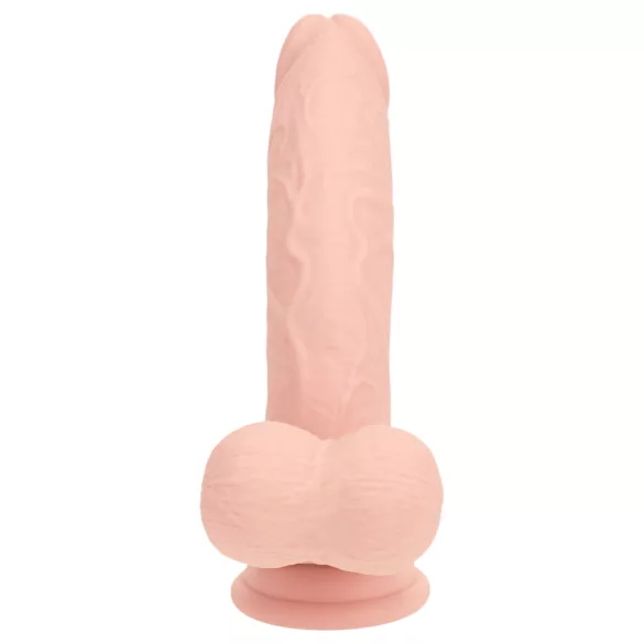 RealRock - realistyczny wibrator o podwójnej gęstości (kolor cielisty) - 18 cm