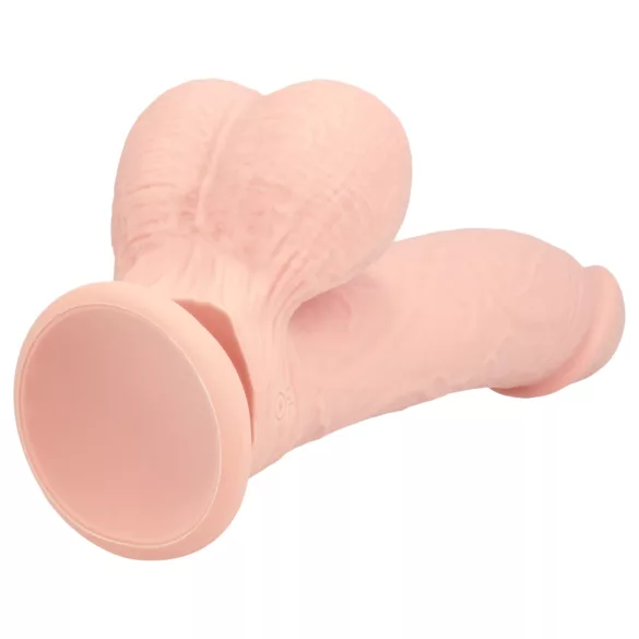 RealRock - realistyczny wibrator o podwójnej gęstości (kolor cielisty) - 18 cm