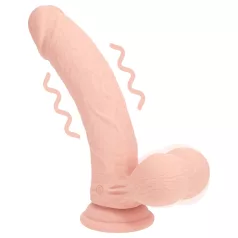   RealRock - realistyczny wibrator o podwójnej gęstości (kolor cielisty) - 20 cm