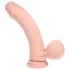 RealRock - realistyczny wibrator o podwójnej gęstości (kolor cielisty) - 20 cm