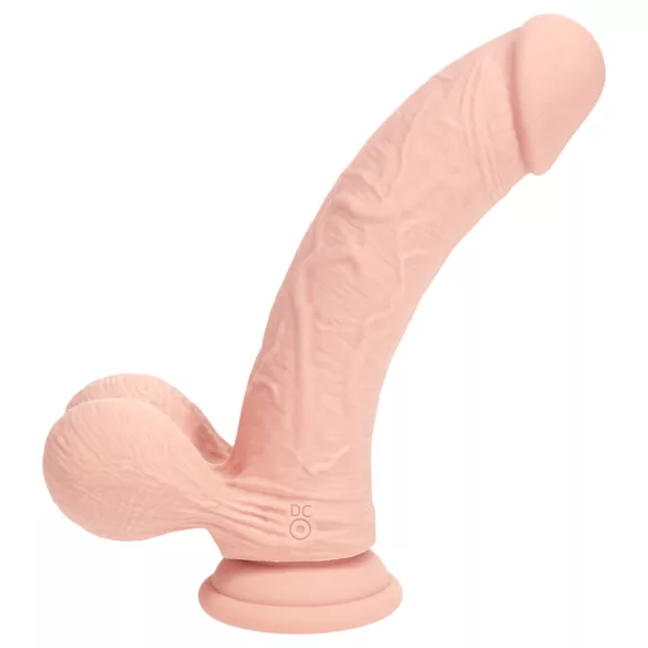 RealRock - realistyczny wibrator o podwójnej gęstości (kolor cielisty) - 20 cm