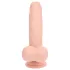 RealRock - realistyczny wibrator o podwójnej gęstości (kolor cielisty) - 20 cm