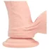 RealRock - realistyczny wibrator o podwójnej gęstości (kolor cielisty) - 20 cm
