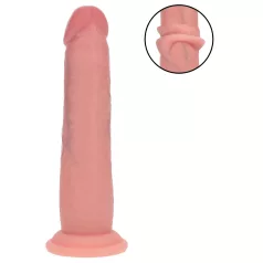   RealRock - realistyczny dildo o podwójnej gęstości (kolor cielisty) - 18,5 cm
