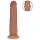 RealRock - realistyczny dildo o podwójnej gęstości (opalony) - 18,5 cm
