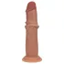 RealRock - realistyczny dildo o podwójnej gęstości (opalony) - 18,5 cm