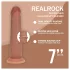RealRock - realistyczny dildo o podwójnej gęstości (opalony) - 18,5 cm