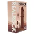 RealRock - realistyczny dwuwarstwowy dildo (brązowy) - 20,5 cm