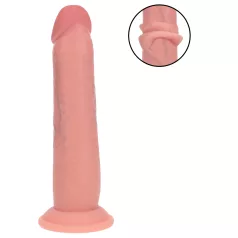   RealRock - realistyczny dildo o podwójnej gęstości (kolor cielisty) - 20,5 cm