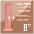 RealRock - realistyczny dildo o podwójnej gęstości (kolor cielisty) - 20,5 cm