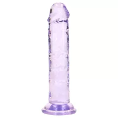   RealRock - realistyczny dildo z przyssawką (fioletowy) - 12,7 cm