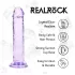 RealRock - realistyczny dildo z przyssawką (fioletowy) - 12,7 cm
