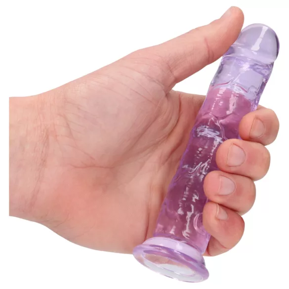 RealRock - realistyczny dildo z przyssawką (fioletowy) - 12,7 cm
