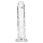 RealRock - realistyczny dildo z przyssawką (przezroczysty) - 12,7 cm