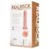RealRock - wibrator z przyssawką - realistyczny - beżowy 20,5cm
