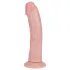 RealRock - wibrator z przyssawką - realistyczny - beżowy 20,5cm