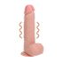 REALROCK - wibrator przyssawkowy - naturalny (18 cm)