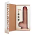 RealRock - wibrator z przyssawką - skóra naturalna - 18 cm