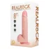 RealRock - wibrujący, obrotowy wibrator (naturalny, 20,5 cm)
