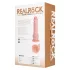 RealRock - wibrujący, obrotowy wibrator (naturalny, 20,5 cm)