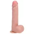 RealRock - wibrujący, obrotowy wibrator (naturalny, 20,5 cm)