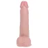 RealRock - wibrujący, obrotowy wibrator (naturalny, 20,5 cm)