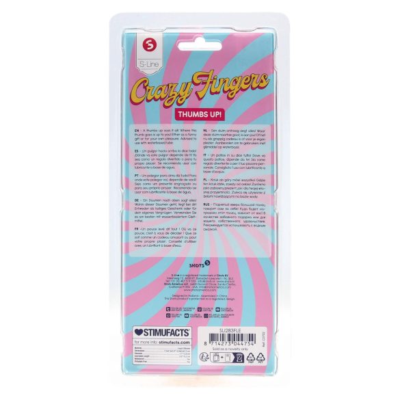 S-Line - dildo z kciukiem - realistyczny - beżowy