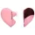 Loveline Tapping Heart - wibrator do łechtaczki akumulatorowy - różowy