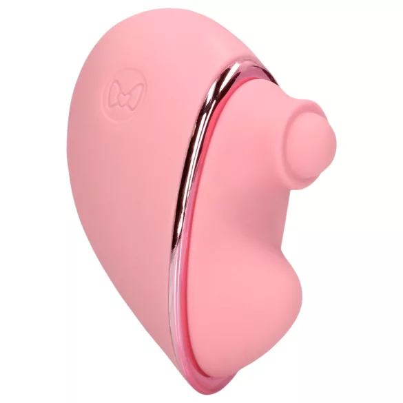 Loveline Tapping Heart - wibrator do łechtaczki akumulatorowy - różowy
