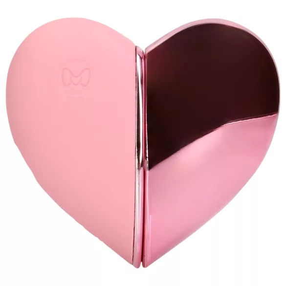 Loveline Tapping Heart - wibrator do łechtaczki akumulatorowy - różowy