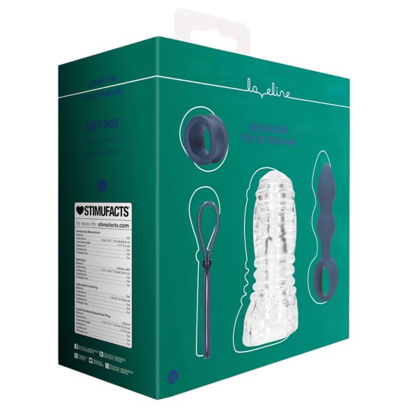 Loveline (S)explore - zestaw sekszabawek dla mężczyzn (niebieski)