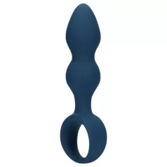   Loveline - dildo analne z pierścieniem - średni - niebieski