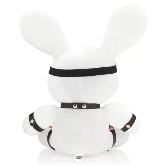 Bondage Rabbit - opaska na oczy i uszy króliczka - biały - akcesoria BDSM