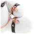 Bondage Rabbit - opaska na oczy i uszy króliczka - biały - akcesoria BDSM