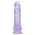 RealRock - realistyczny falochron z jądrami (fioletowy) - 12,7 cm