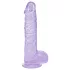 RealRock - realistyczny falochron z jądrami (fioletowy) - 12,7 cm