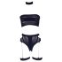 Le Désir Plus Size - 3-częściowy zestaw bielizny - czarny (XL-4XL)