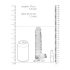 RealRock - realistyczny dildo - przezroczysty silikon 17 cm