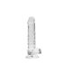 RealRock - realistyczny dildo - przezroczysty silikon 17 cm