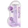 RealRock - realistyczny dildo - przezroczysty fioletowy - 19 cm