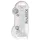 RealRock - realistyczny dildo - przezroczysty - 22 cm
