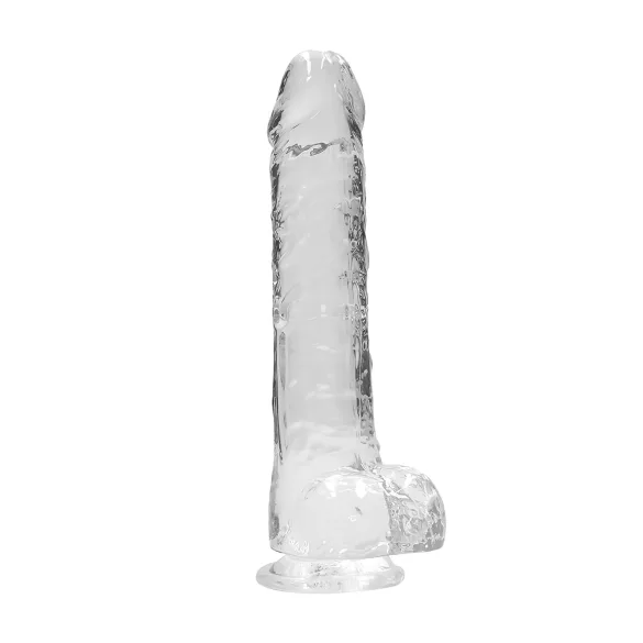 RealRock - realistyczny dildo - przezroczysty - 22 cm
