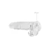 RealRock - realistyczny dildo - przezroczysty - 22 cm