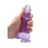 RealRock - realistyczny dildo - żelowy - fioletowy - 15 cm