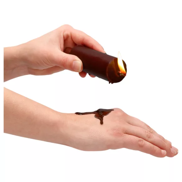 Ouch Chocolate - świeca do masażu z parafiny o zapachu czekolady 100g
