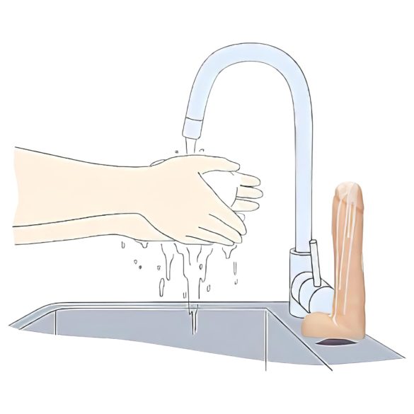 Dicky Cum - mydło w kształcie penisa z jądrami - naturalne - 250g