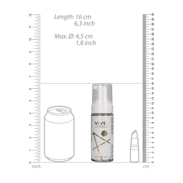Vive - pianka do czyszczenia zabawek erotycznych - 140ml