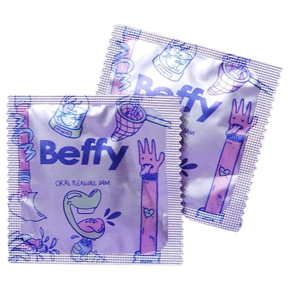 Beffy - ultra cienka chusteczka do seksu oralnego (2 sztuki)