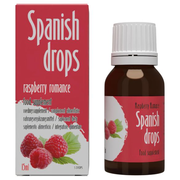 Cobeco Spanish Drops - krople na podniecenie - smak malinowy - 15ml